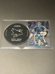 2021-22 Upper Deck Ice Shrines Clear Cut Evgeni Nabokov #SH-35 Sharks